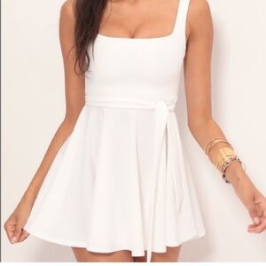 Lucy in the Sky Key West White Sleeveless Dress